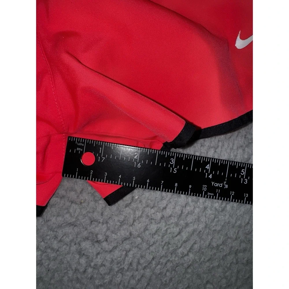 Nike Running Shorts Girls Small Coral Pink Lined Drawstring Two‎ Tone Y2k Active
